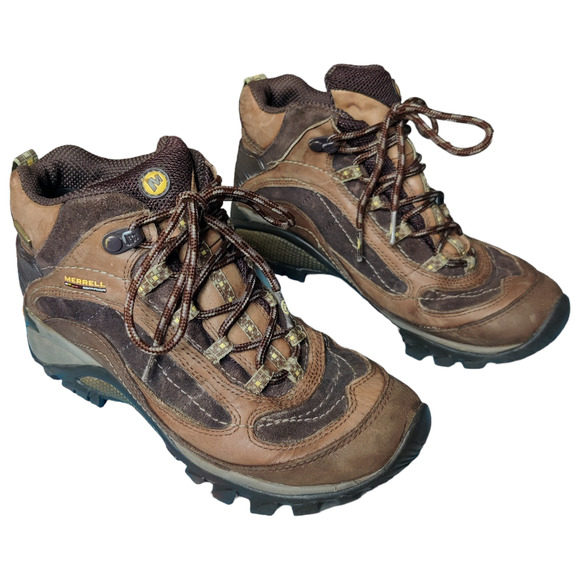 Merrell Shoes - Merrell Women's Siren Continuum Waterproof Leather Mid Hiking Boots Size 8